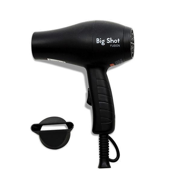 FUSION BIG SHOT TRAVEL HAIR DRYER IN BLACK