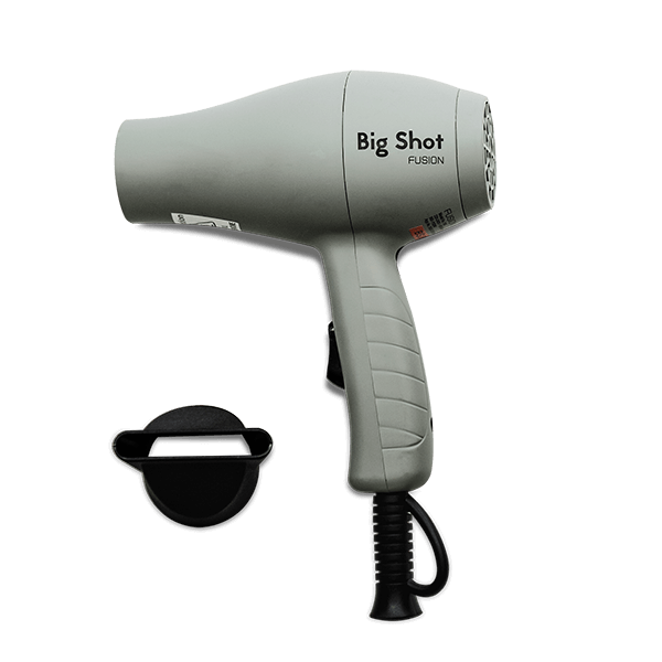 FUSION BIG SHOT TRAVEL HAIR DRYER IN LIGHT GRAY