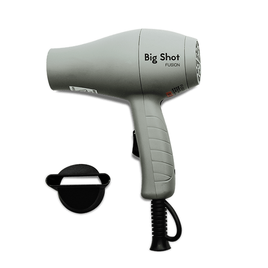 FUSION BIG SHOT TRAVEL HAIR DRYER IN LIGHT GRAY