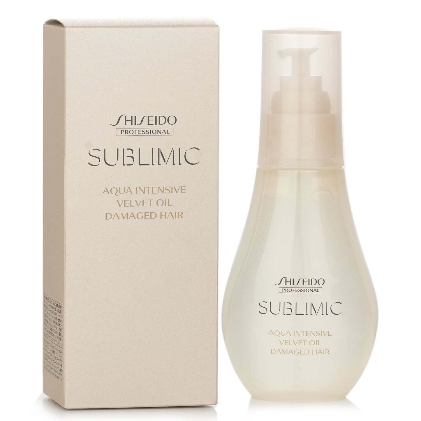 Shiseido - Professional Sublimic Aqua Intensive Velvet Oil for Damaged Hair 100ml