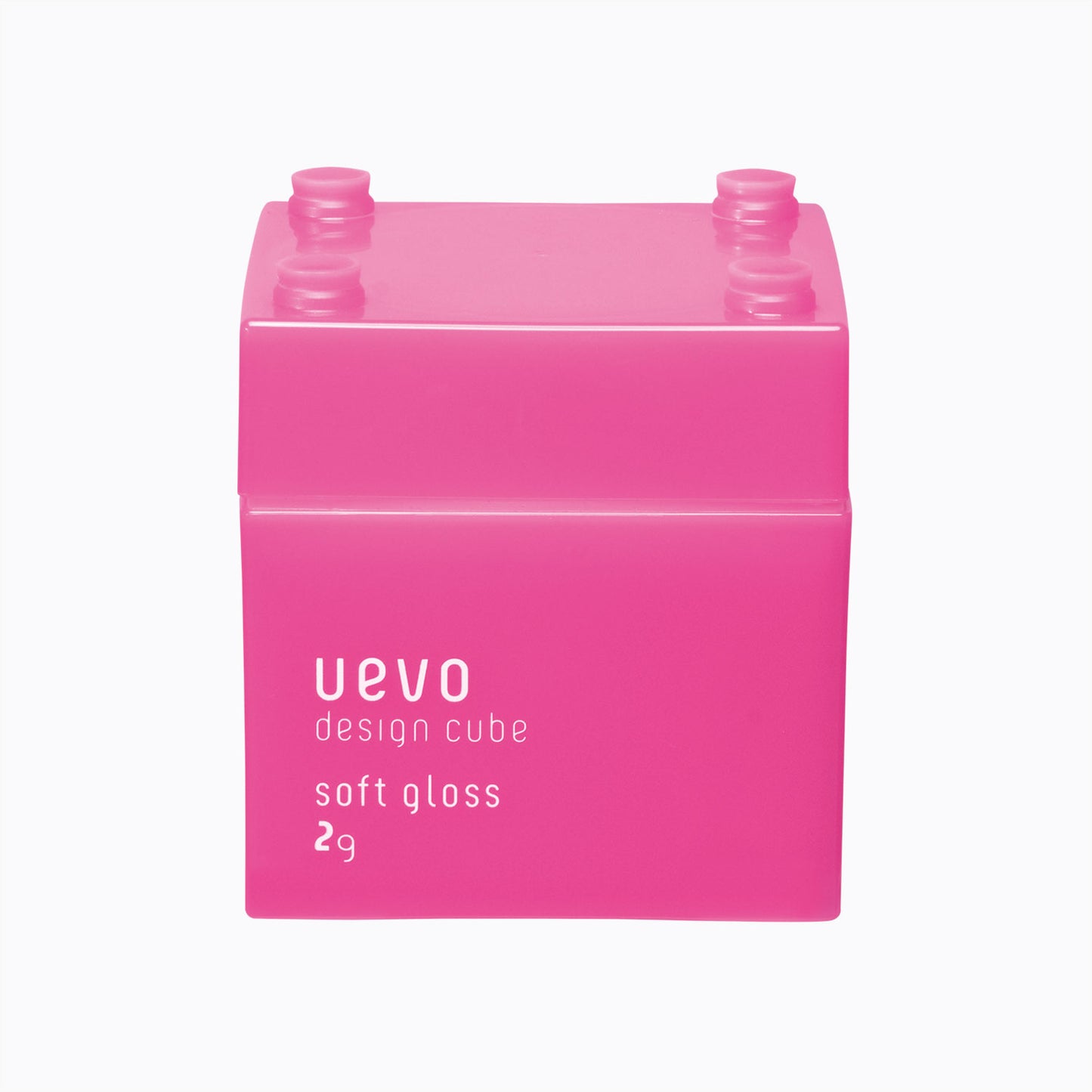Uevo Design Cube Soft Gloss (For Loose Curls And Short Hair) 80g MADE IN JAPAN
