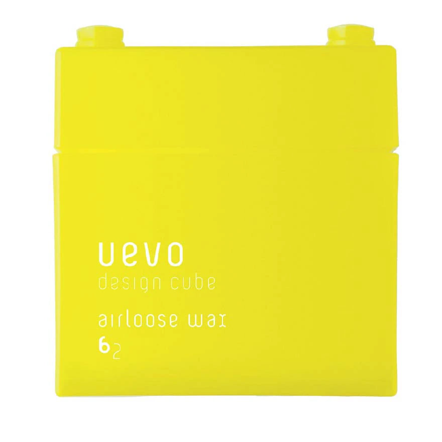 Uevo Design Cube Air Loose Wax (For Loose Perm Style And Short Hair) 80g MADE IN JAPAN