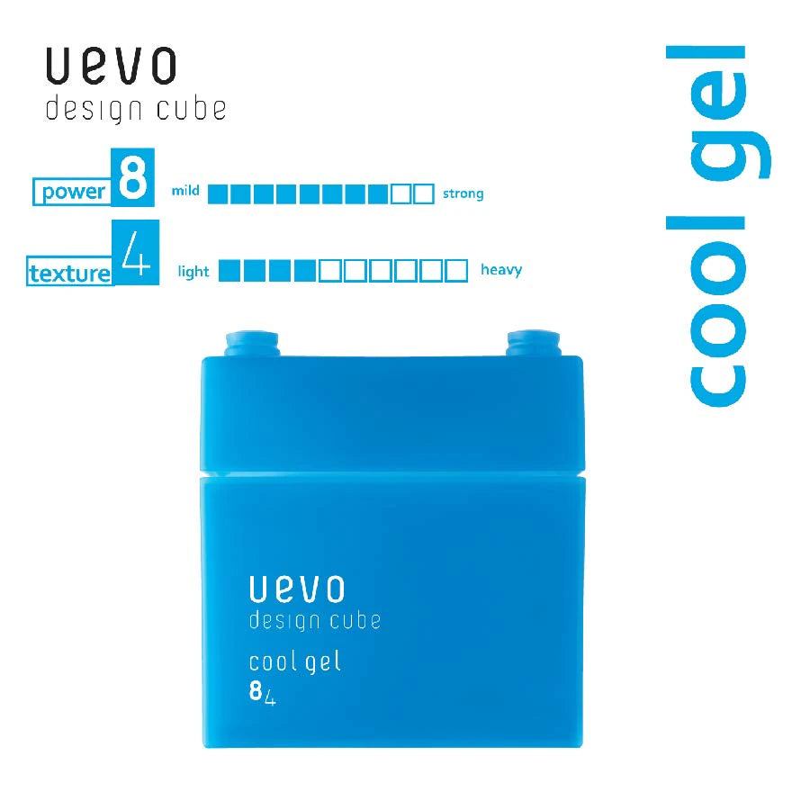 Uevo Design Cube Cool Gel (Moisturized Gloss Effect) 80g MADE IN JAPAN