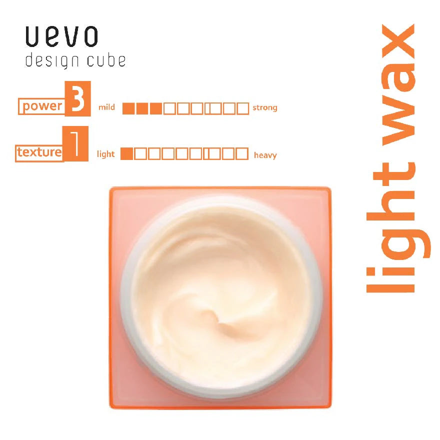 Uevo Design Cube Light Wax (Suitable For Light And Wavy Hairstyle) 80g MADE IN JAPAN